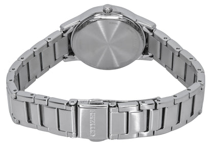 Citizen Elegance Stainless Steel Light Blue Dial Eco-Drive FE1241-71L Women's Watch