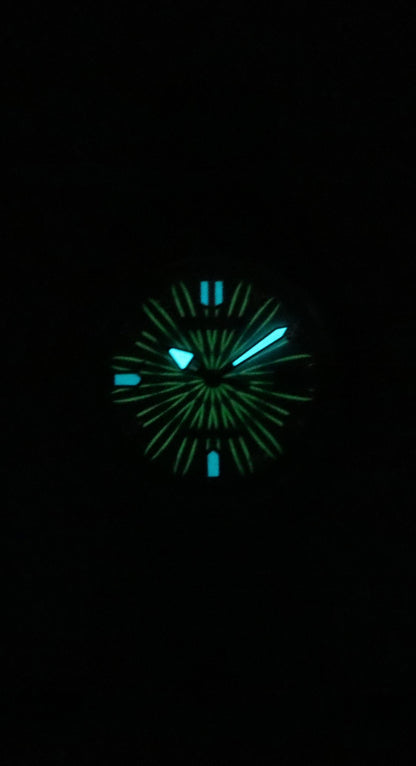 Citizen Marine Eco-Drive Crystal Accents Stainless Steel Green Dial FE6170-88L 100M Women's Watch