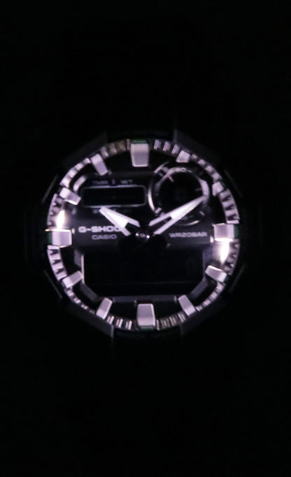 Casio G-Shock Analog Digital Bio-Based Resin Strap Black Dial Quartz GA-010-1A1 200M Men's Watch
