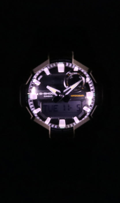 Casio G-Shock Analog Digital Bio-Based Resin Strap Black Dial Quartz GA-010-5A 200M Men's Watch
