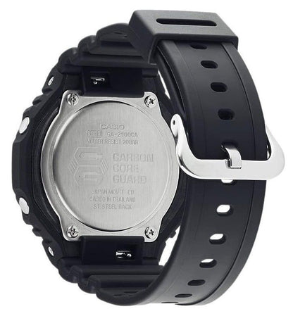 Casio G-Shock Neon Accent Analog Digital Quartz GA-2100-1A2 GA2100-1A2 200M Men's Watch