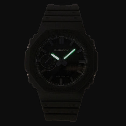 Casio G-Shock Analog Digital Bio-Based Resin Strap Black Dial Quartz GA-2100LXB-1A 200M Men's Watch