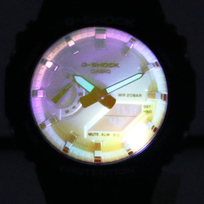 Casio G-Shock Iridescent Color Analog Digital Quartz GA-2100SR-1A GA2100SR-1 200M Unisex Watch