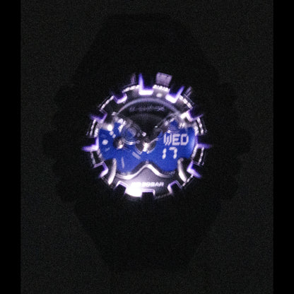 Casio G-Shock Analog Digital Resin Strap Black Dial Quartz GA-V01CMG-6A 200M Men's Watch
