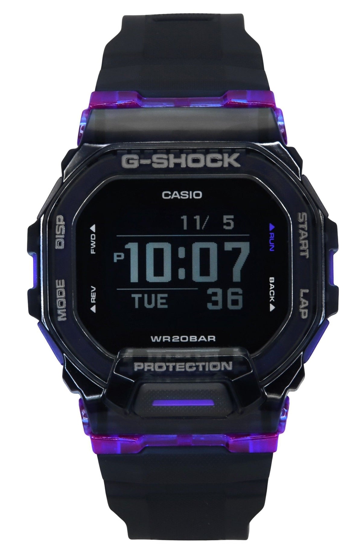 Casio G-Shock G-Squad Digital Smartphone Link Resin Strap Quartz GBD-200SM-1A6 200M Men's Watch