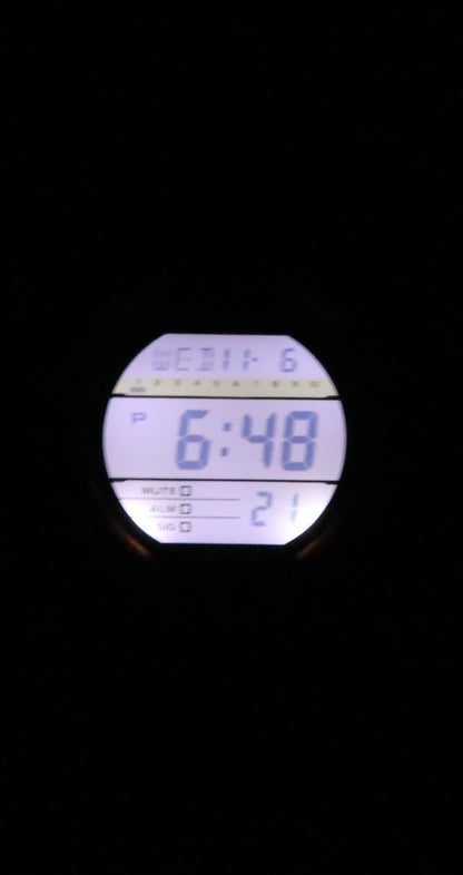 Casio G-Shock Digital Bio-Based Green Resin Strap Black Dial Quartz GD-010-3 200M Men's Watch