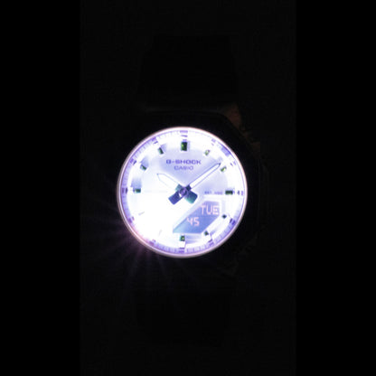 Casio G-Shock Analog Digital Pink Dial Resin Strap Quartz GM-S2110SR-1A 200M Women's Watch