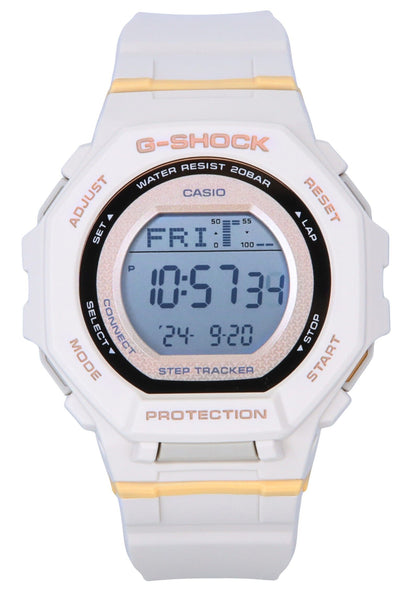 Casio G-Shock G-Squad Digital Smartphone Link Pale Pink Bio-Based Resin Quartz GMD-B300-4 200M Women's Watch