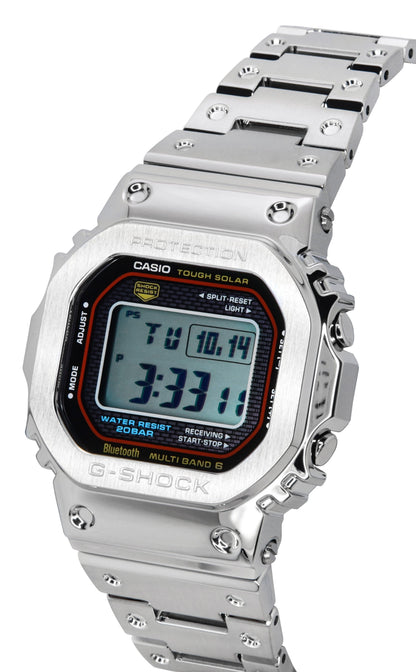 Casio G-Shock Full Metal Digital Smartphone Link Stainless Steel Solar GMW-B5000D-1C 200M Men's Watch