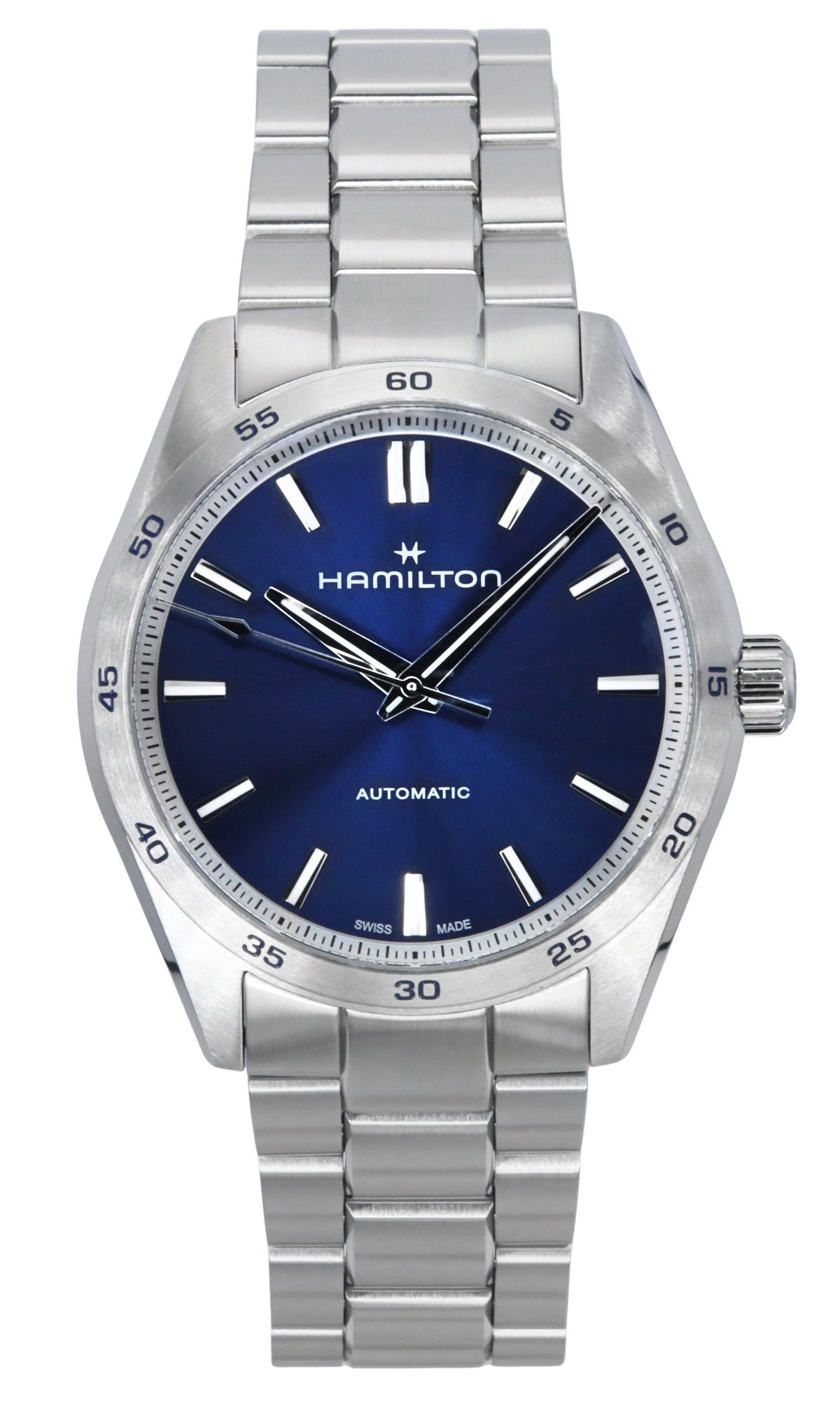 Hamilton Jazzmaster Performer Stainless Steel Blue Dial Automatic H36215140 100M Men's Watch