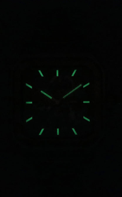Ingersoll The Ollie Two Tone Stainless Steel Grey Skeleton Dial Automatic I14502 Men's Watch