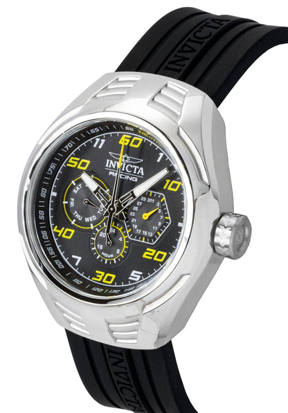 Invicta Racing Silicone Strap Black Dial Quartz 47724 Men's Watch