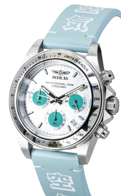 Invicta Speedway Forces Of Nature Chronograph GMT Silver Dial Quartz Diver's 49291 200M Men's Watch