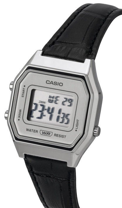 Casio Vintage Digital Leather Strap Quartz LA680WEL-1 Unisex Watch