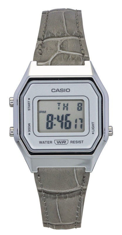 Casio Vintage Digital Leather Strap Quartz LA680WEL-8A2 Unisex Watch