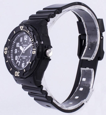 Casio Enticer Analog Black Dial LRW-200H-1BVDF LRW-200H-1BV Women's Watch