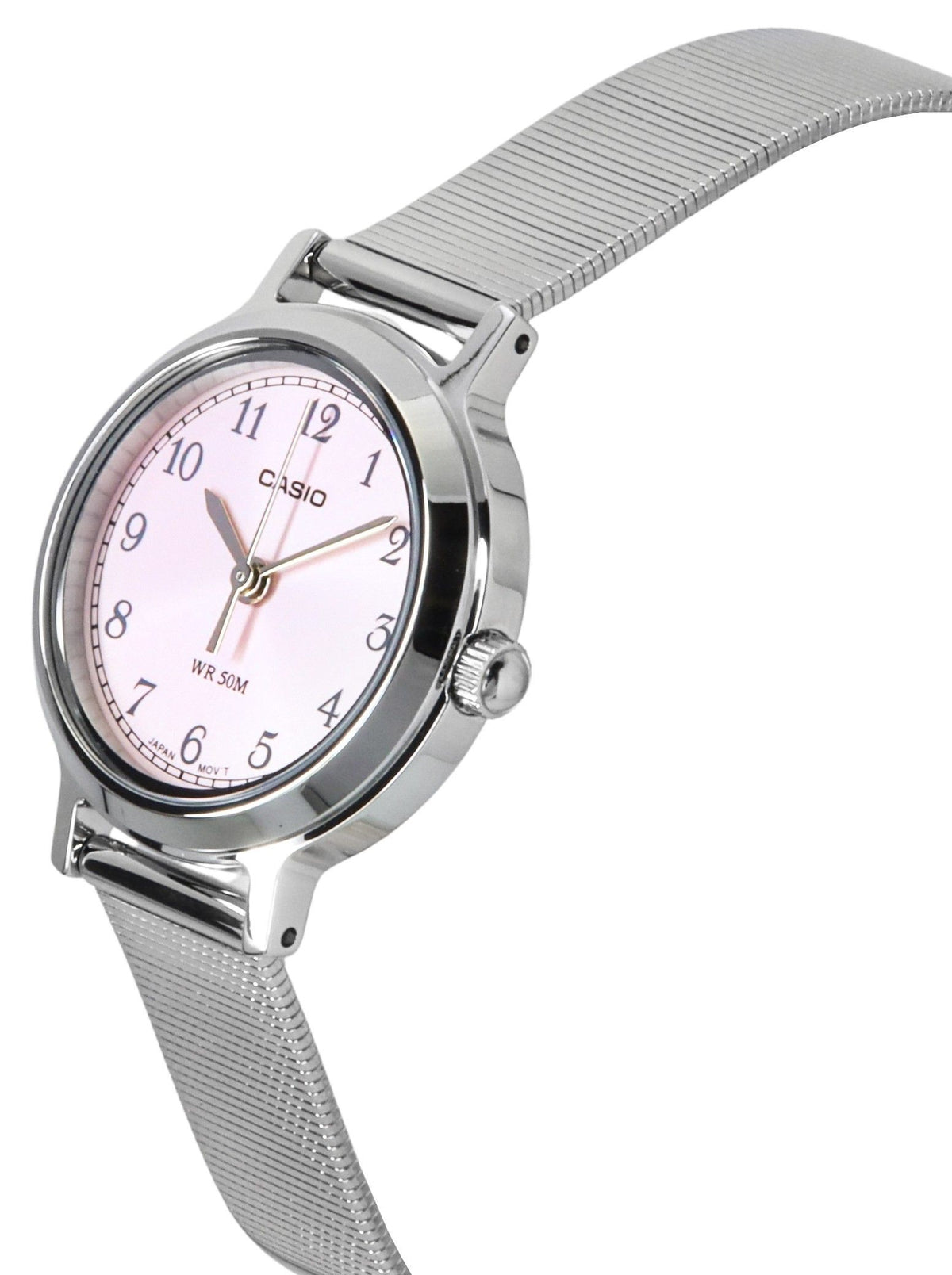 Casio Standard Analog Stainless Steel Pink Dial Quartz LTP-B170D-4BV Women's Watch