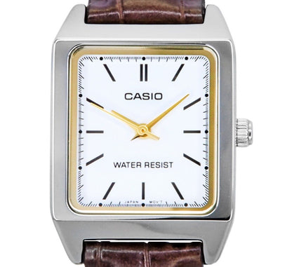 Casio Standard Analog Leather Strap White Dial Quartz LTP-V007L-7E2 Women's Watch