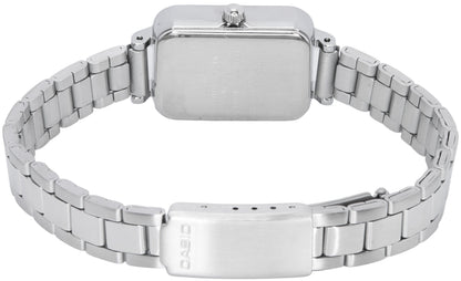 Casio Analog Stainless Steel Black Dial Quartz LTP-V009D-1E  Women's Watch