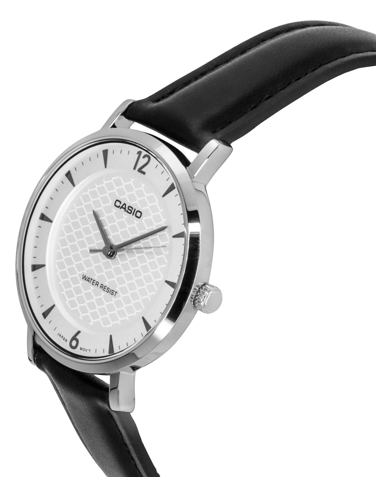 Casio Standard Analog Leather Strap White Dial Quartz LTP-VT04L-7A2 Women's Watch