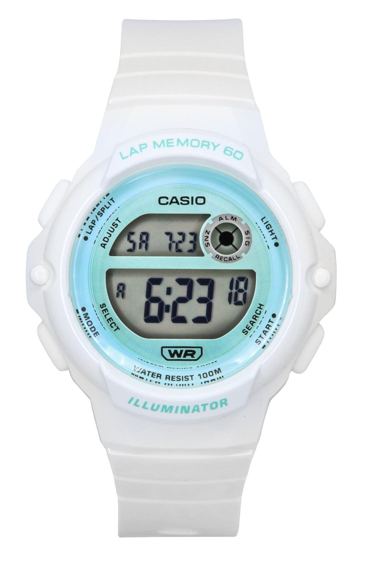 Casio Standard Digital White Resin Strap Quartz LWS-1200H-7A3V 100M Women's Watch