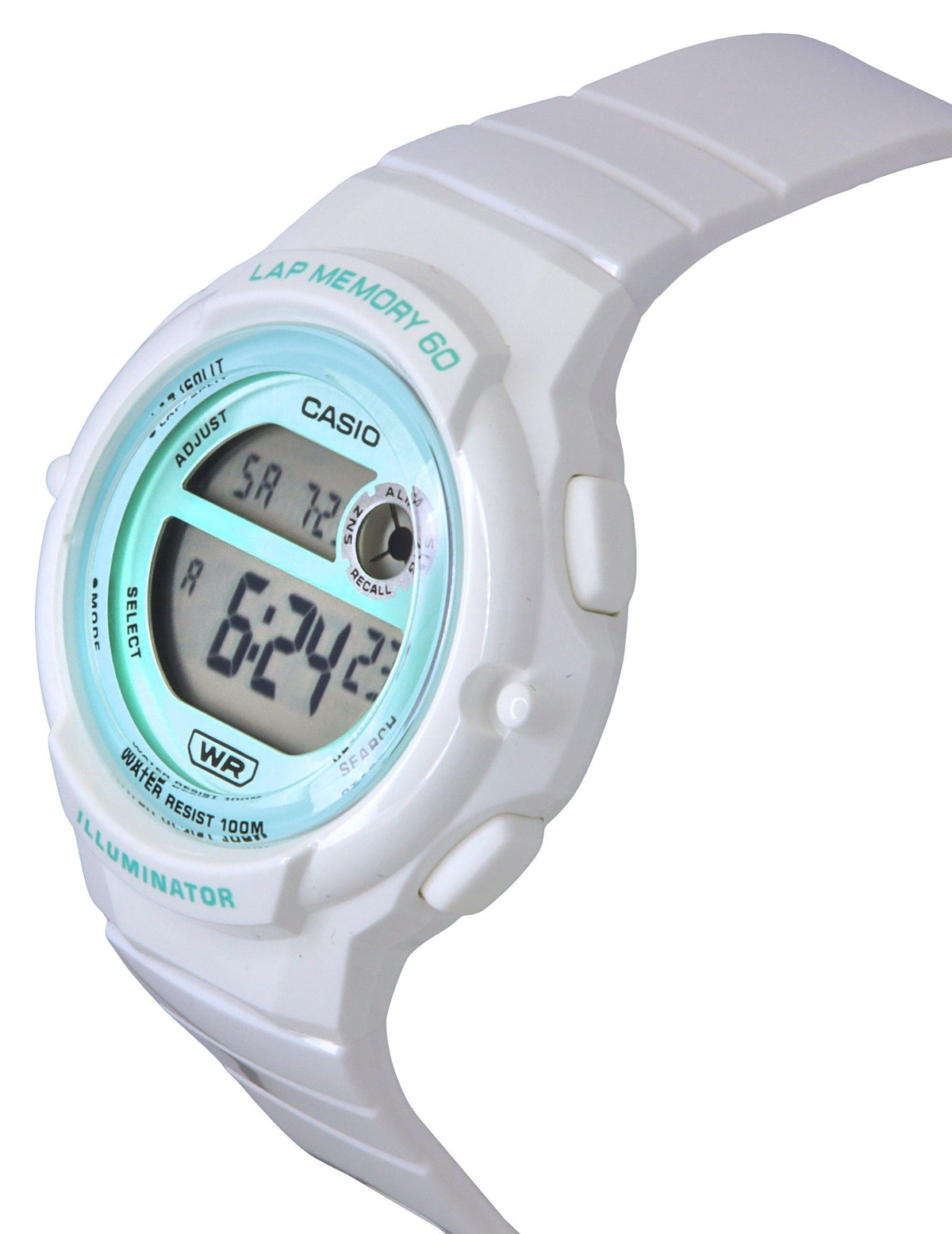 Casio Standard Digital White Resin Strap Quartz LWS-1200H-7A3V 100M Women's Watch