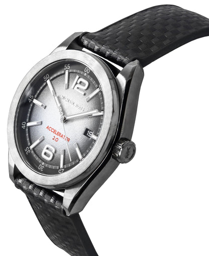 Michael Kors Accelerator 2.0 Silicone Strap Grey Dial Quartz MK9175 Men's Watch