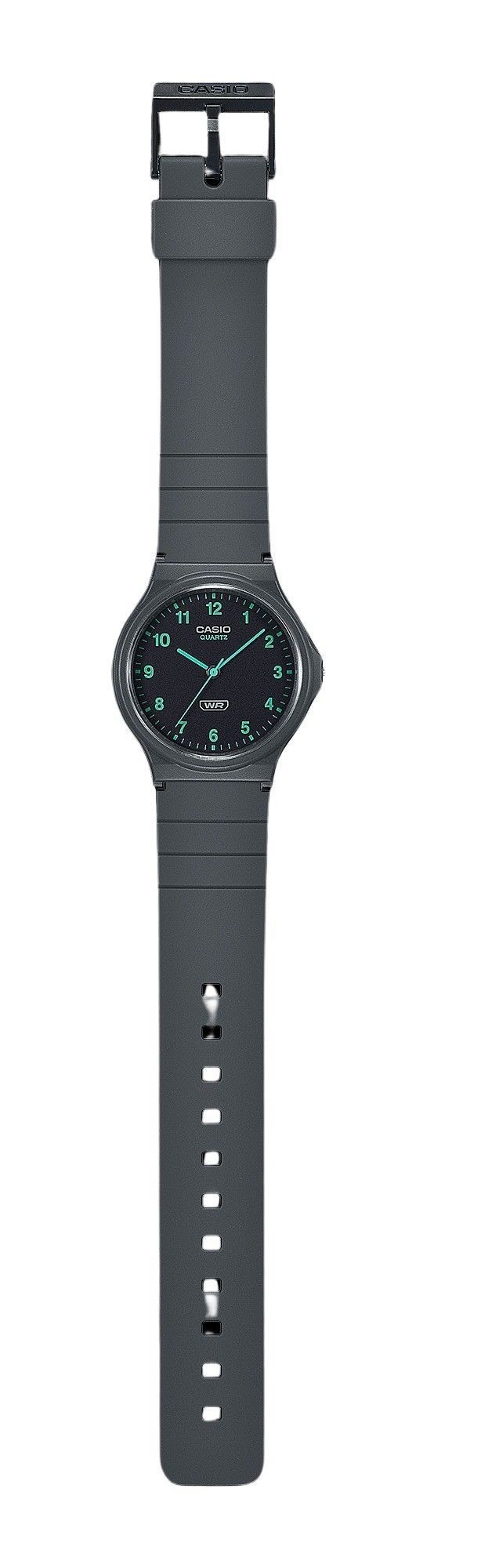 Casio POP Analog Bio Based Resin Strap Black Dial Quartz MQ-24B-8B Unisex Watch