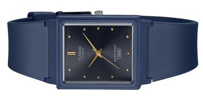Casio POP Analog Dark Blue Resin Strap Black Dial Quartz MQ-38UC-2A1 Women's Watch