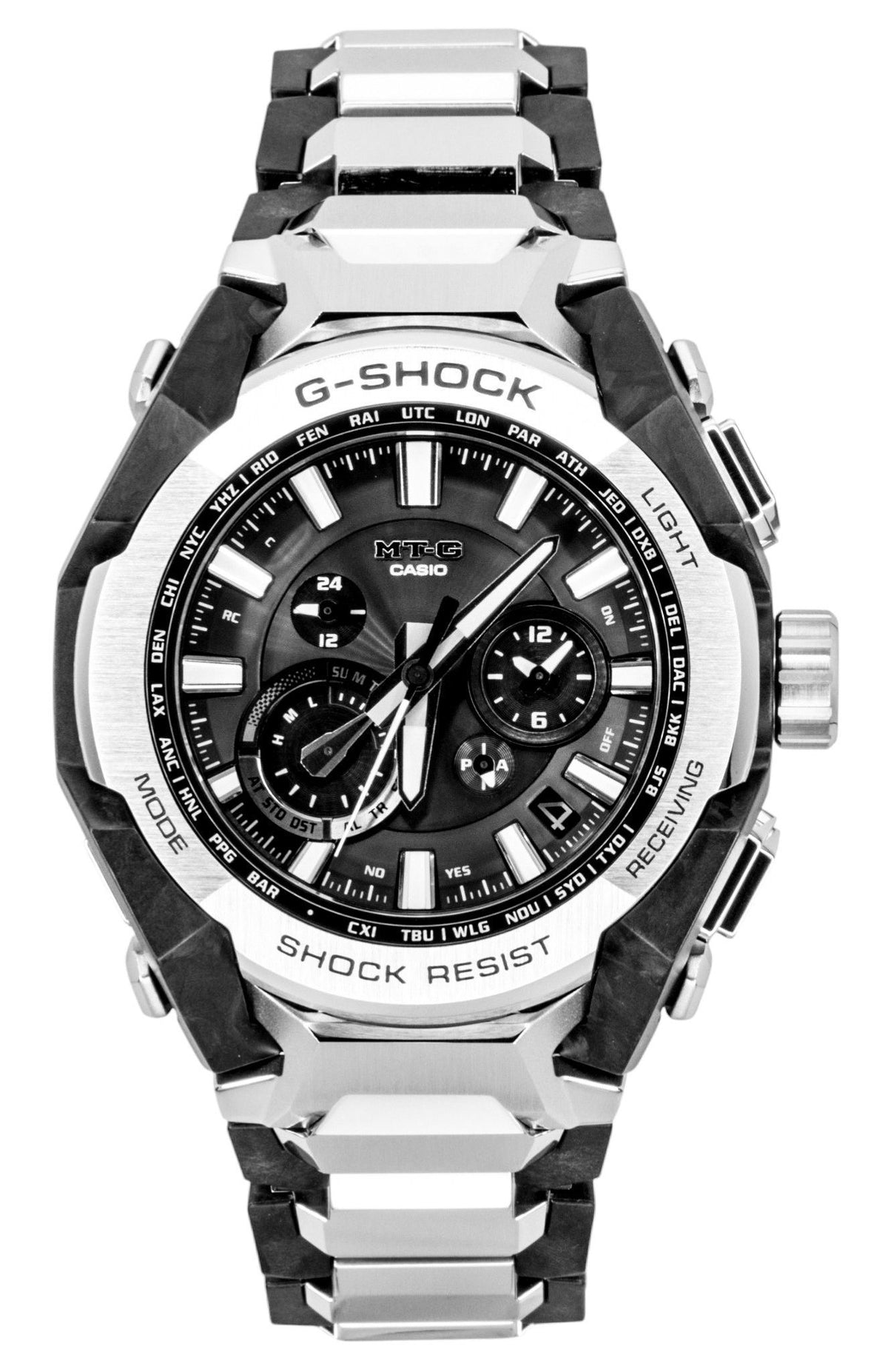 Casio G-Shock MT-G Analog Smartphone Link Black Dial Solar MTG-B4000D-1A 200M Men's Watch