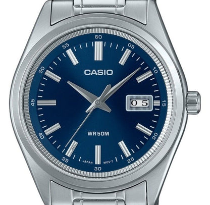 Casio Standard Analog Stainless Steel Blue Dial Quartz MTP-B180D-2AV Men's Watch