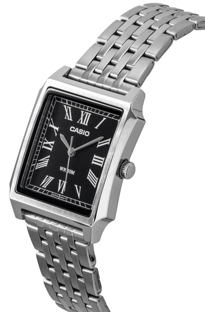 Casio Standard Analog Stainless Steel Black Dial Quartz MTP-B190D-1BV Men's Watch