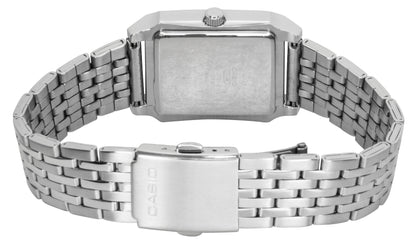 Casio Standard Analog Stainless Steel White Dial Quartz MTP-B190D-7BV Men's Watch