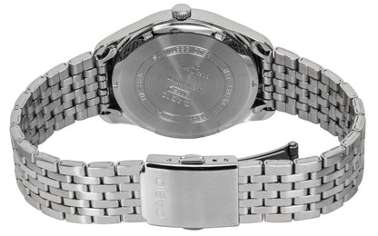 Casio Analog Stainless Steel Silver Dial Quartz MTP-B315D-7AV Men's Watch