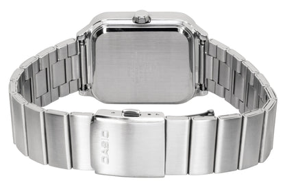 Casio Standard Analog Stainless Steel Black Dial Quartz MTP-M306D-1AV Men's Watch
