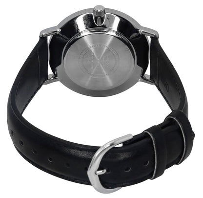 Casio Standard Analog Leather Strap Black Dial Quartz MTP-VT03L-1B Men's Watch
