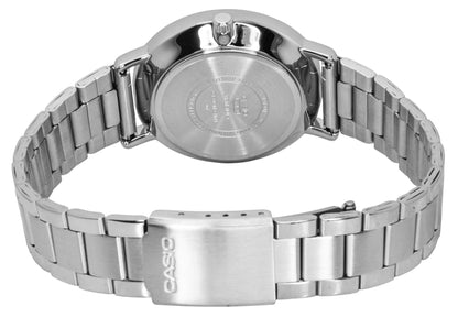 Casio Analog Stainless Steel Black Dial Quartz MTP-VT05D-1E Men's Watch