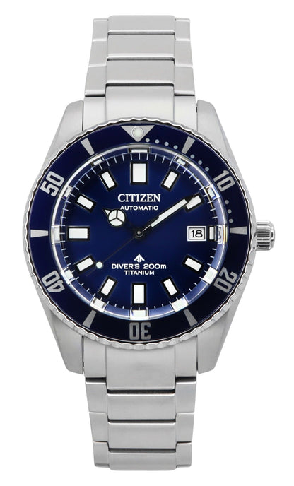 Citizen Promaster Fujitsubo Super Titanium Blue Dial Automatic Diver's NB6021-68L 200M Men's Watch