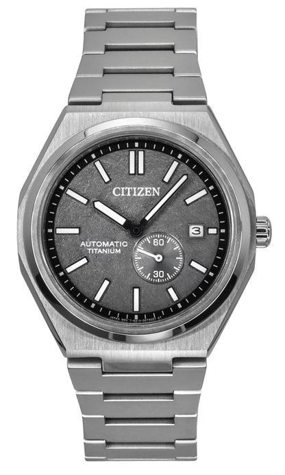 Citizen Zenshin Super Titanium Grey Dial Automatic NJ0180-80H 100M Men's Watch