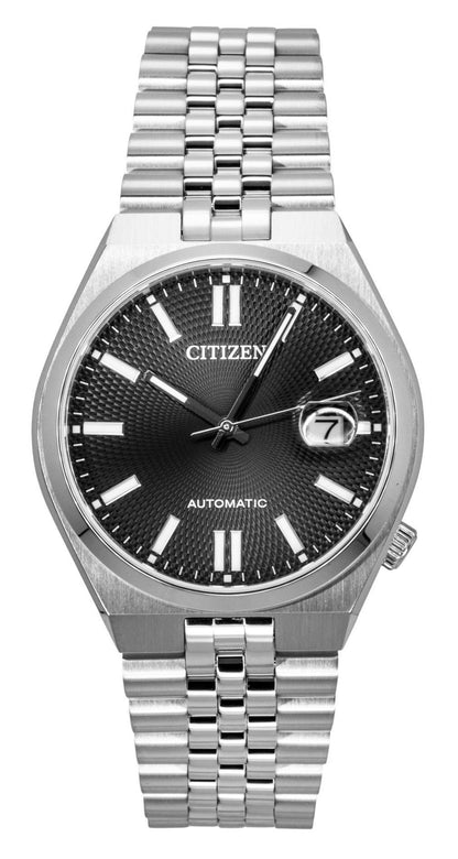 Citizen Tsuyosa 60 Stainless Steel Black Dial Automatic NK0020-55E Men's Watch