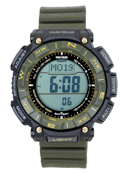 Casio Pro Trek Digital Bio-Based Resin Strap Solar PRG-340ANS-3 100M Men's Watch