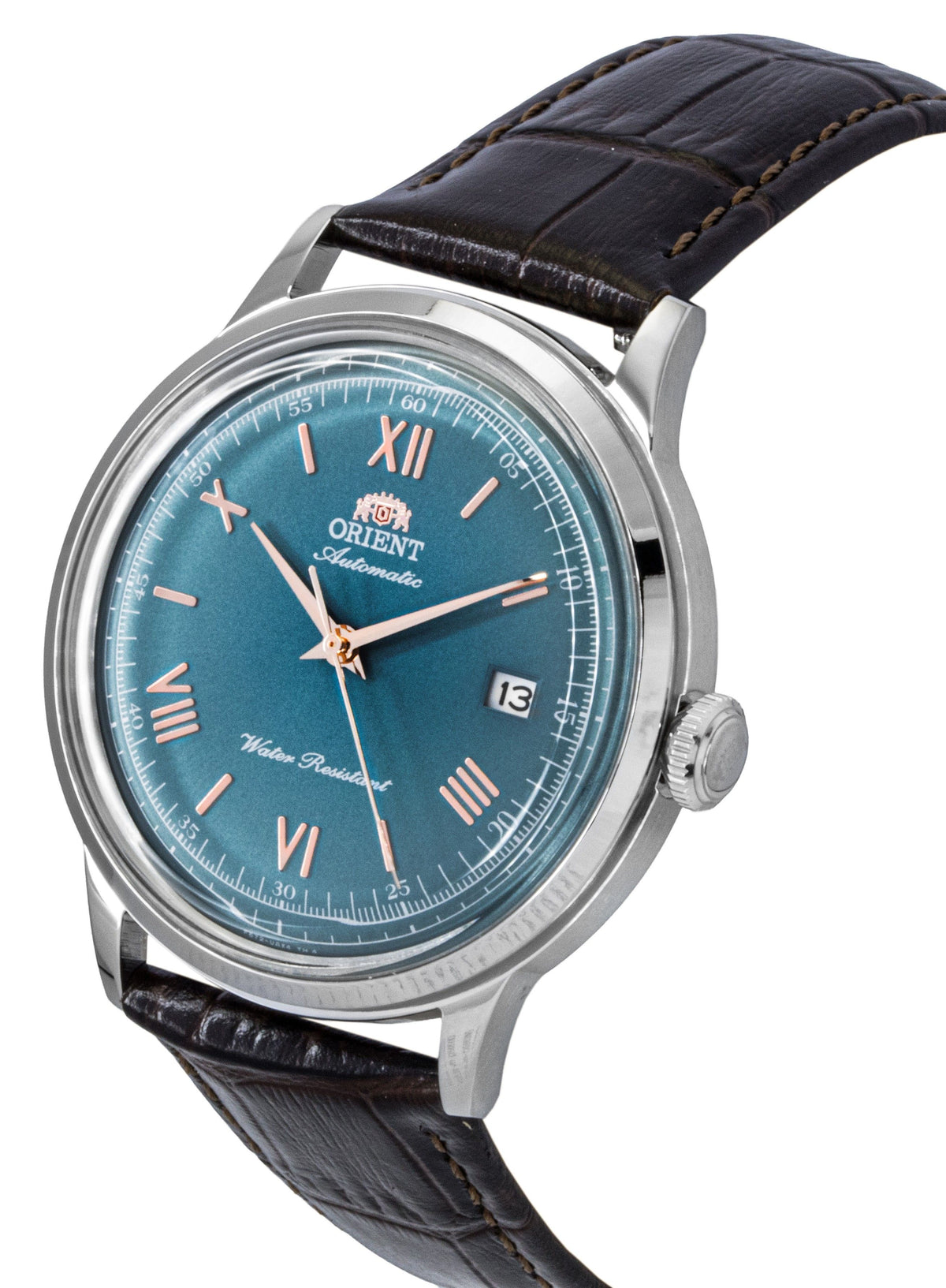 Orient Classic Leather Strap Green Dial Automatic RA-AC0023E Men's Watch