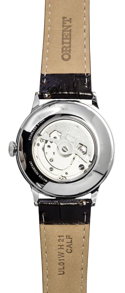 Orient Classic Bambino Leather Strap White Dial Automatic RA-AC0031S Men's Watch