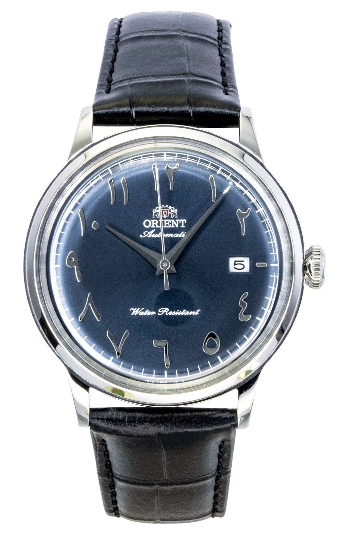 Orient Classic Bambino Leather Strap Navy Blue Dial Automatic RA-AC0036L Men's Watch