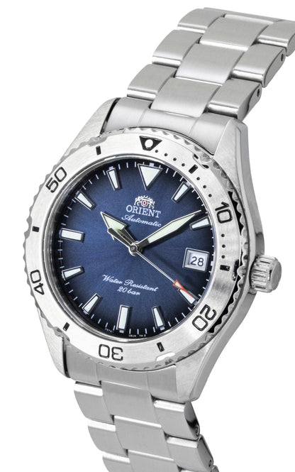 Orient Mako Sport Stainless Steel Blue Dial Automatic Diver's RA-AC0Q14L 200M Men's Watch