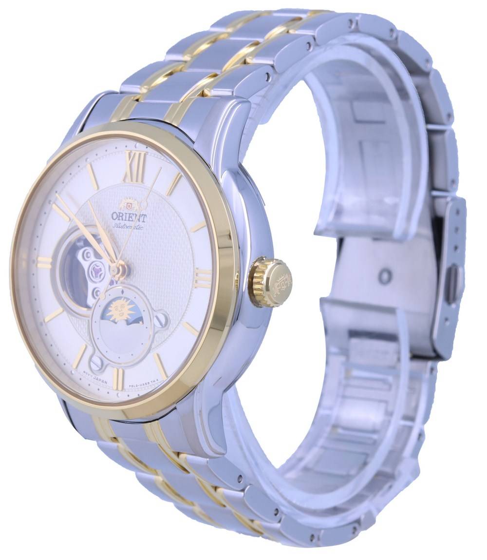 Orient Classic Sun & Moon Open Heart Automatic RA-AS0007S10B RA-AS0007S30B Men's Watch