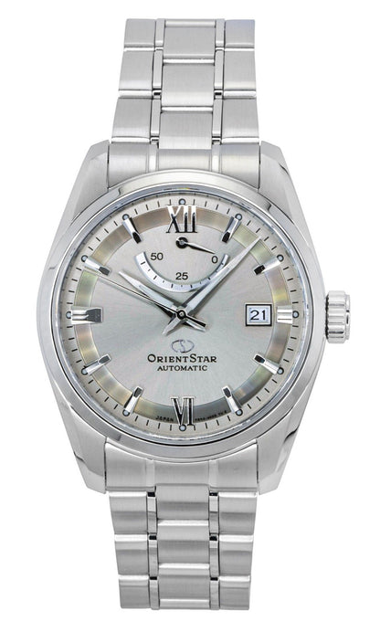 Orient Star Contemporary Stainless Steel Grey Dial Automatic RE-AU0110N 100M Men's Watch
