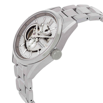 Orient Star Contemporary Stainless Steel Skeleton Silver Dial Automatic RE-AV0125S00B 100M Men's Watch