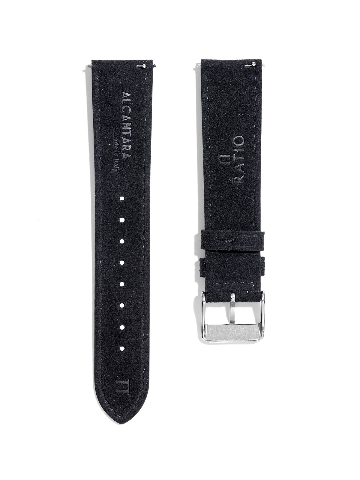 Ratio Alcantara Black RS-LS-I134001-BLK 20x18 Watch Strap