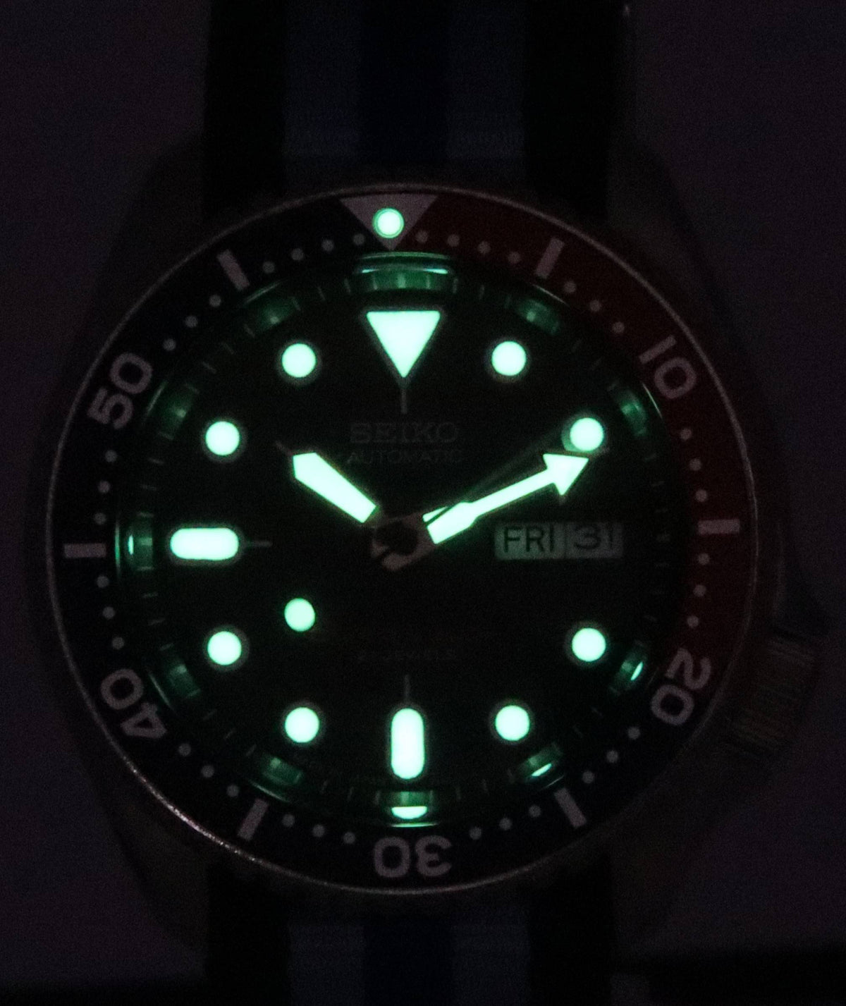 Seiko Blue Dial Automatic Diver's SKX009J1-var-NATO20 200M Men's Watch